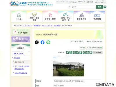 大府市歴史民俗資料館