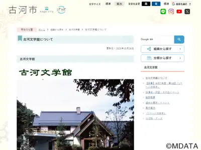 古河文学館
