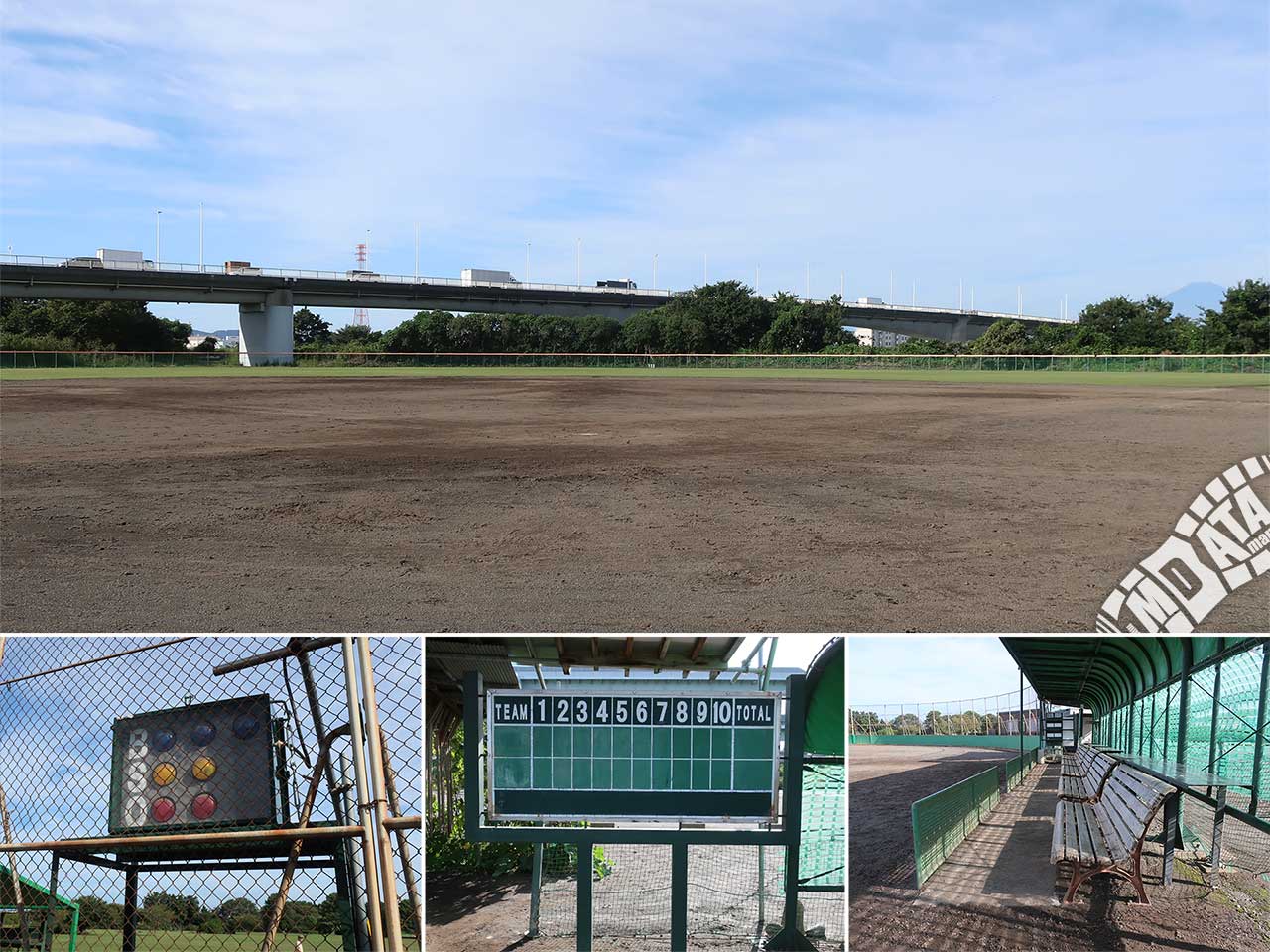 川とのふれあい公園野球場の写真 Photo taken on 2022/10/11