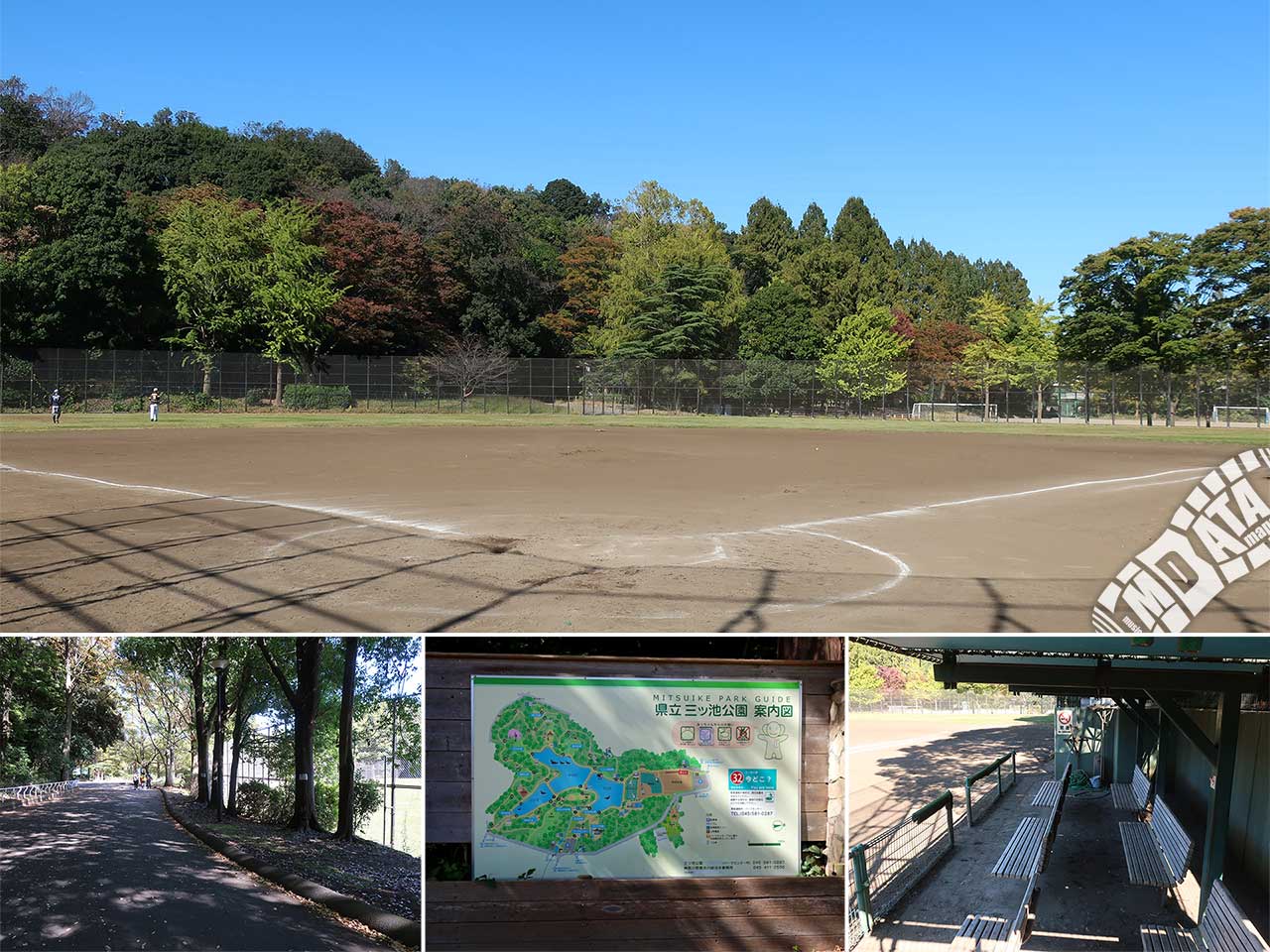 三ツ池公園軟式野球場の写真 Photo taken on 2022/10/31