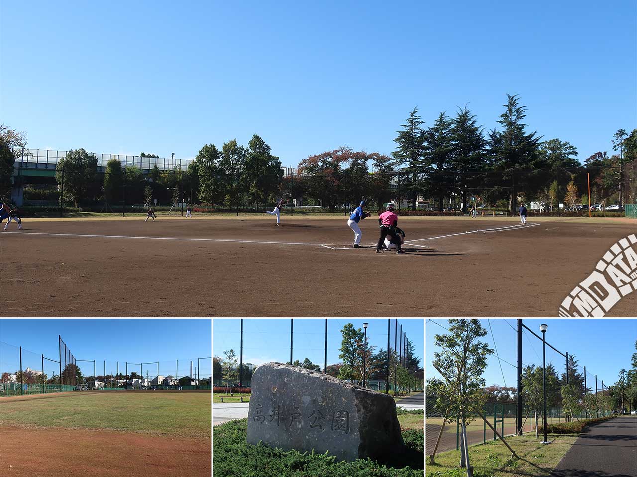高井戸公園野球場の写真 Photo taken on 2022/11/02