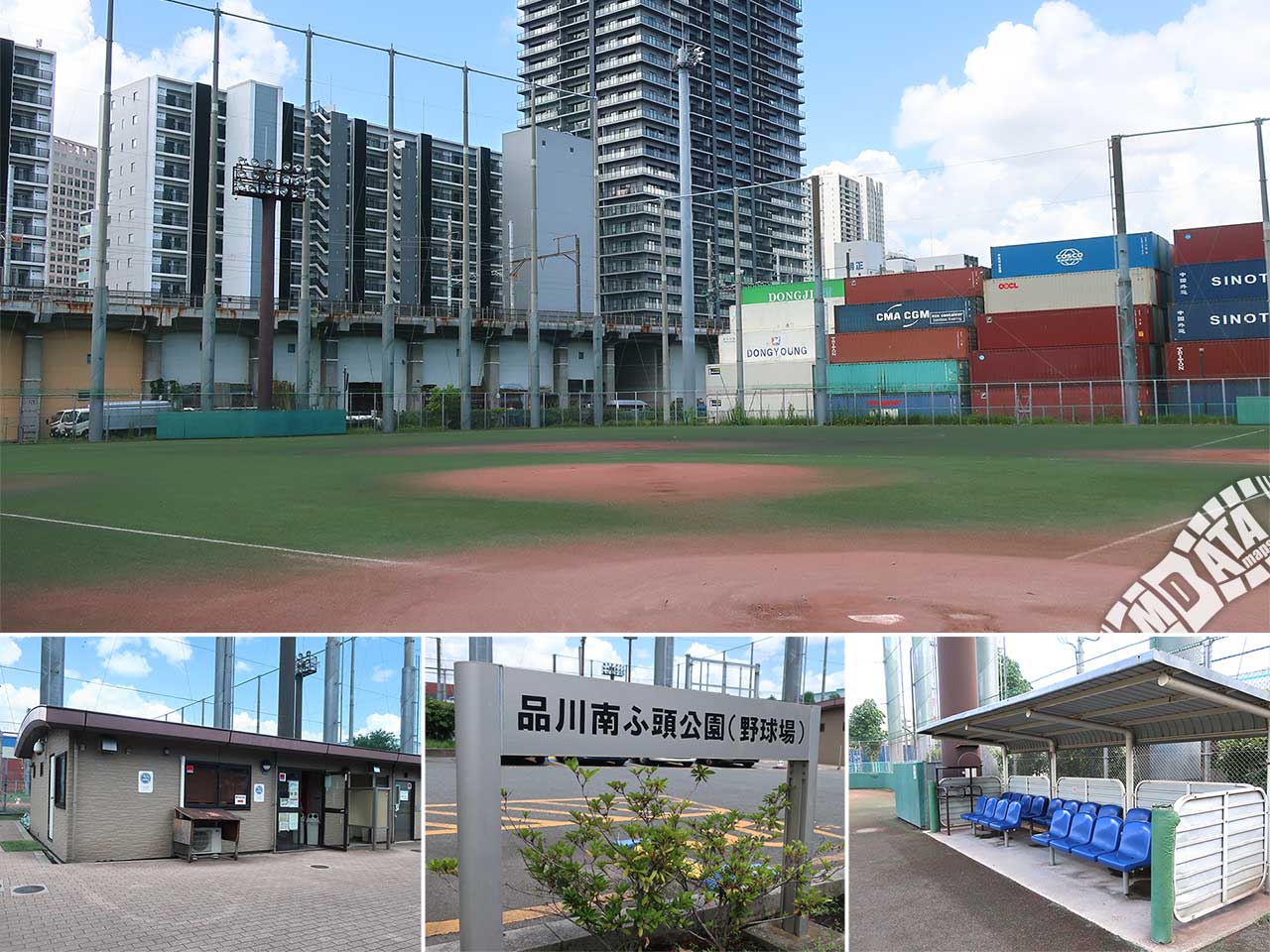 品川南ふ頭公園野球場の写真 Photo taken on 2023/08/10