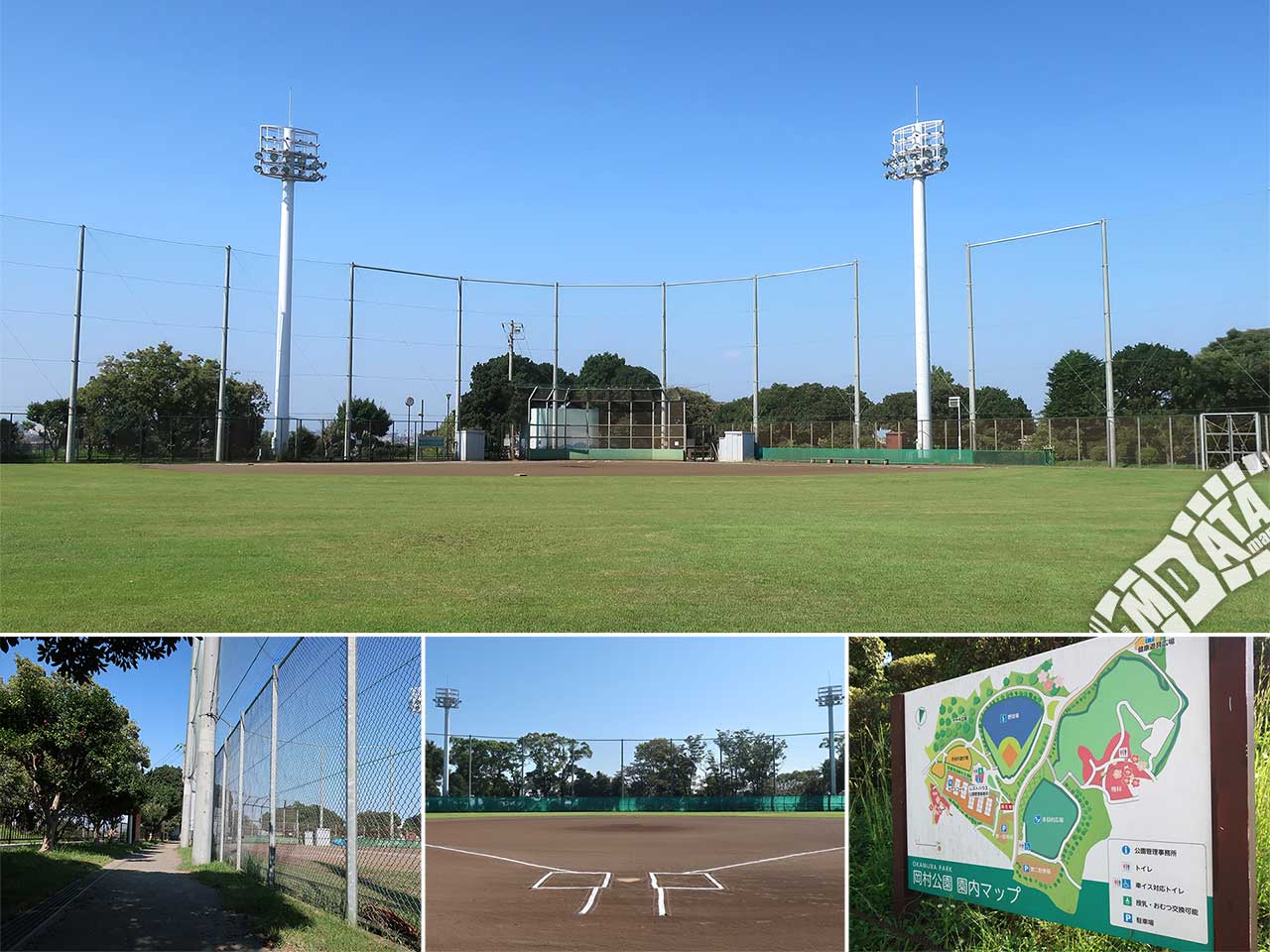 岡村公園野球場の写真 Photo taken on 2023/09/29