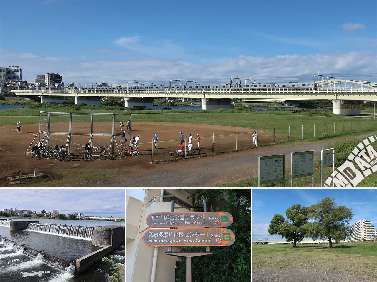 多摩川緑地公園グラウンドの写真 Photo taken on 2023/10/04