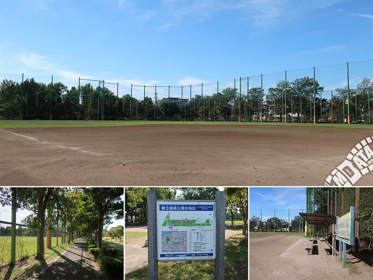 篠崎公園B地区鹿骨野球場の写真 Photo taken on 2023/10/05