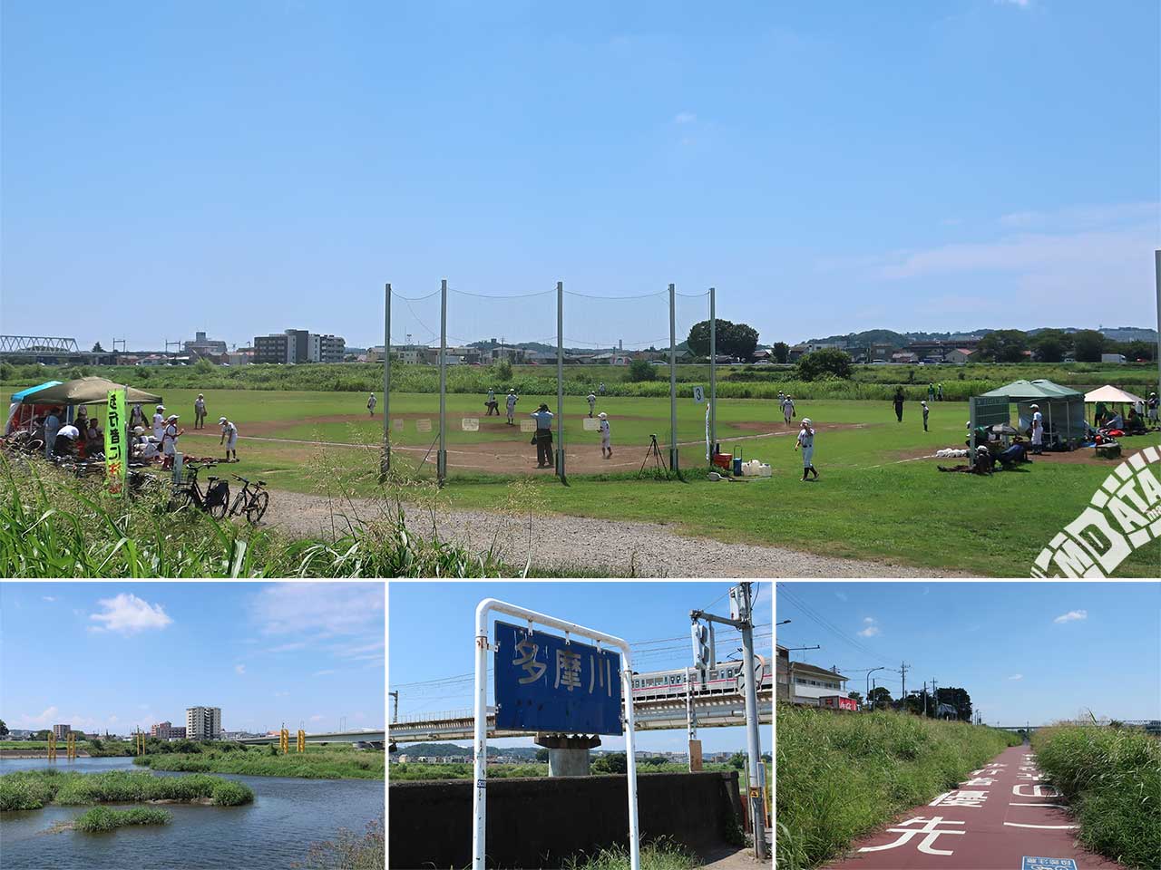 多摩川児童公園少年野球場の写真