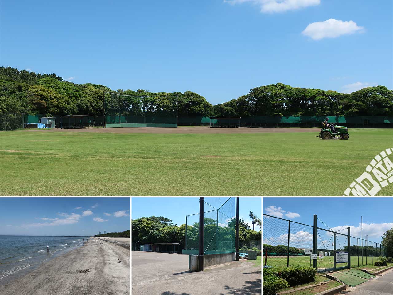 稲毛海浜公園野球場の写真