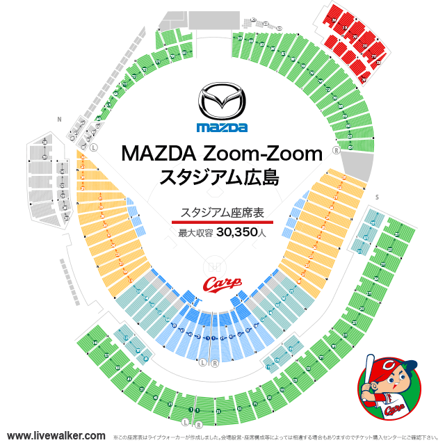 Mazda Zoom Zoom スタジアム広島 マツダスタジアム 広島県広島市南区 Livewalker Com