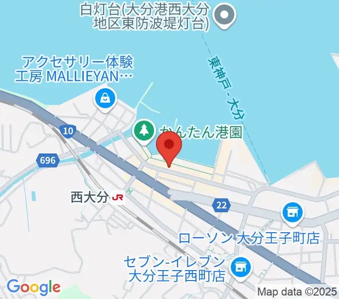 大分ブリックブロックの地図