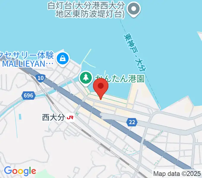大分ブリックブロックの地図