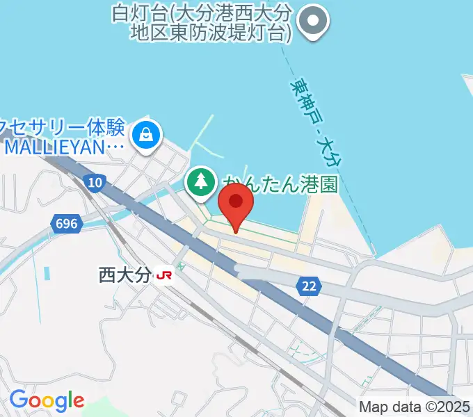 大分ブリックブロックの地図