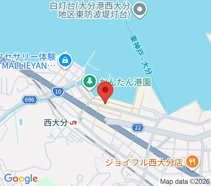 大分ブリックブロックの地図