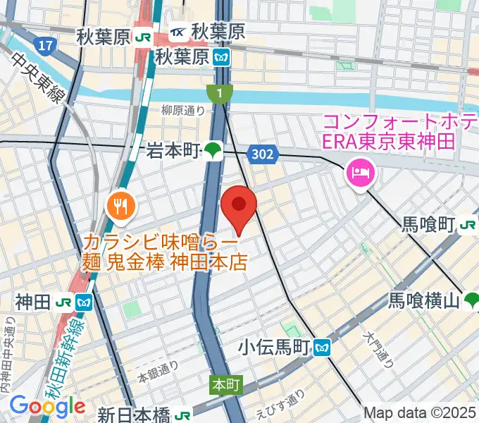 Eggman tokyo eastの地図
