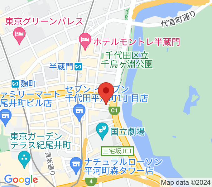 TOKYO FM HALLの場所