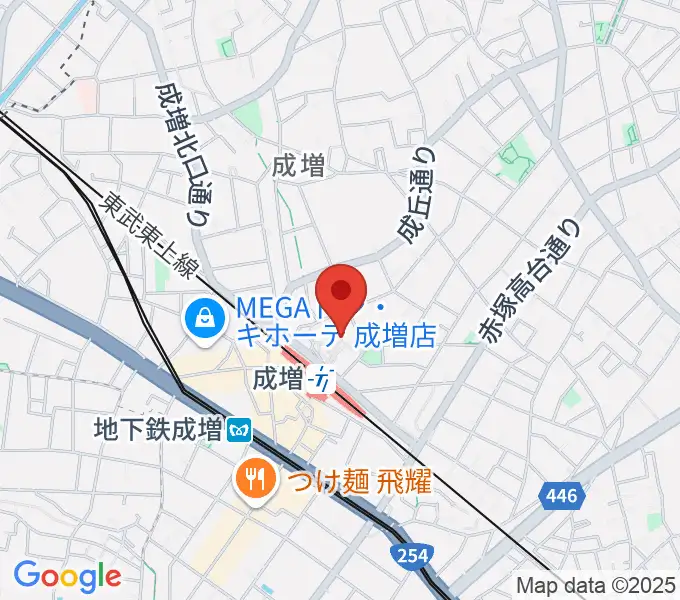 成増アクトホールの地図