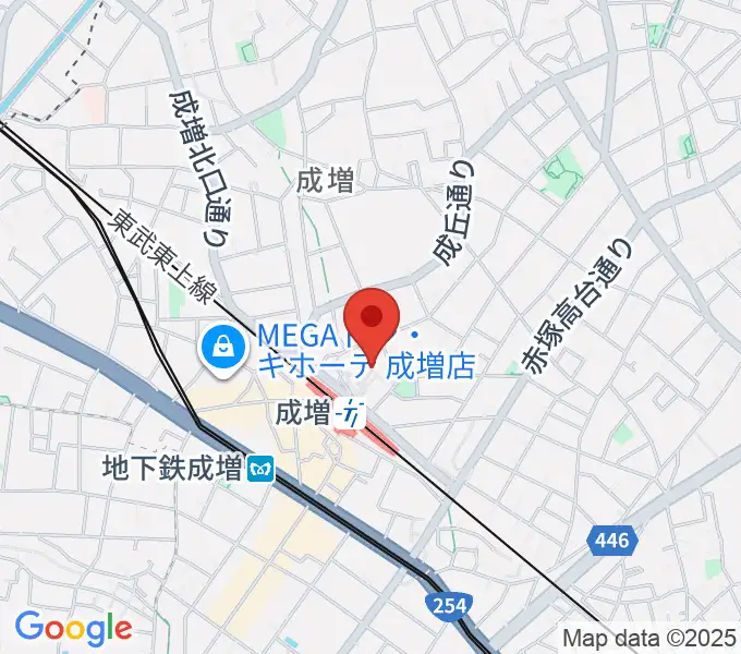 成増アクトホールの地図