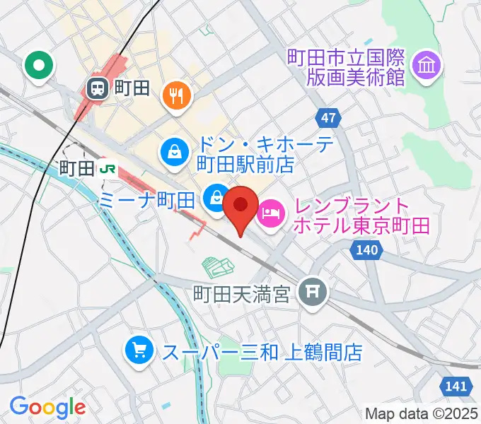 町田ターミナルプラザ市民広場の地図