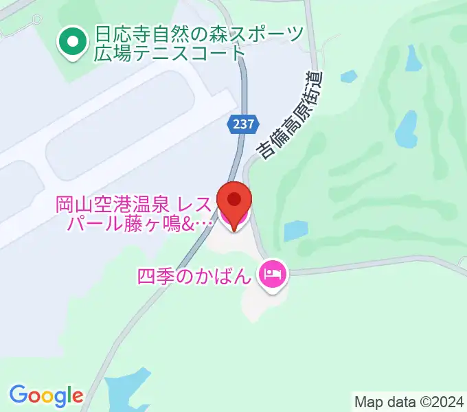 レスパール藤ヶ鳴 登竜門スタジアムの地図