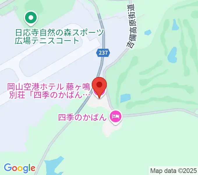 レスパール藤ヶ鳴 登竜門スタジアムの地図