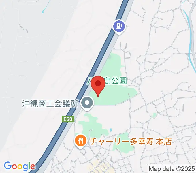 沖縄市民会館の地図