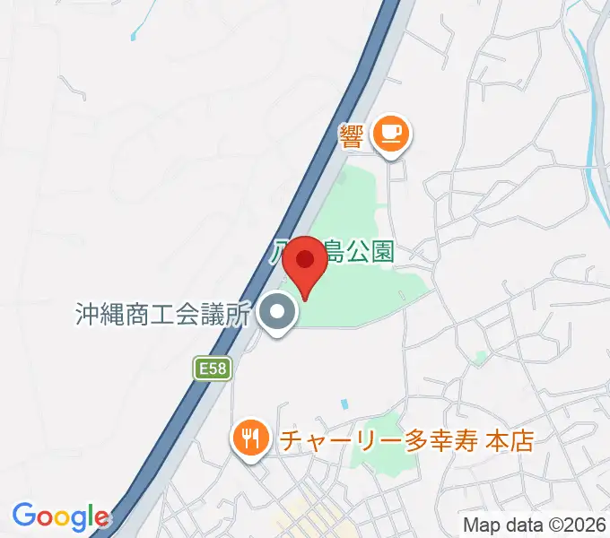 沖縄市民会館の地図
