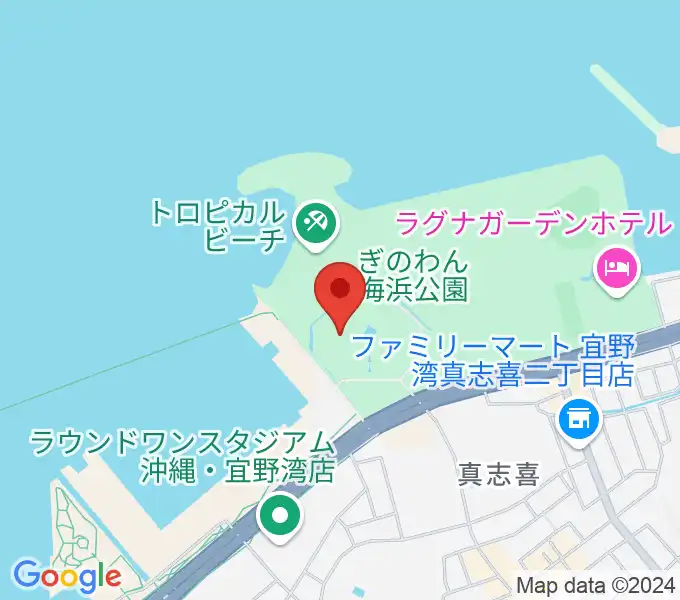 沖縄コンベンションセンターの地図