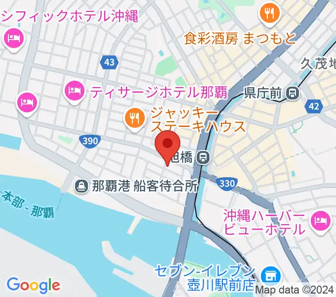 那覇PINO'S PLACE（ピノスプレイス）の地図