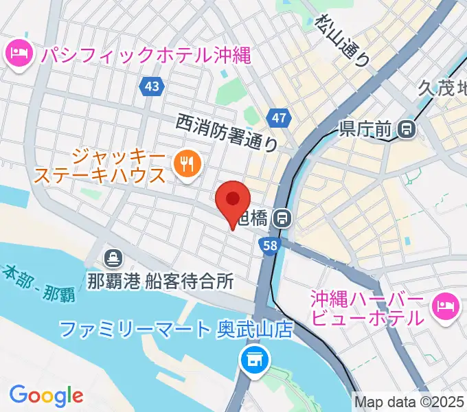 那覇PINO'S PLACE（ピノスプレイス）の地図
