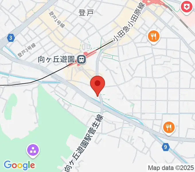 クレッシェレ音楽教室 向ヶ丘遊園校の地図