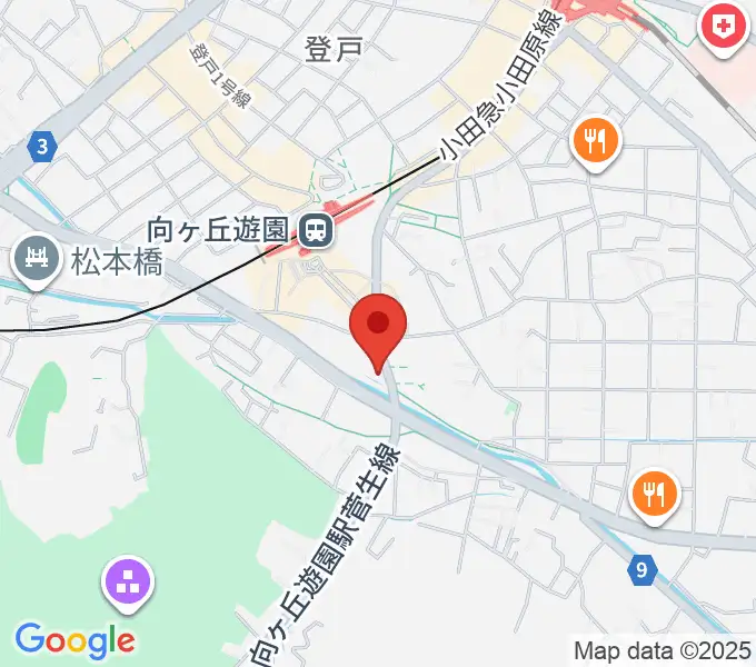 クレッシェレ音楽教室 向ヶ丘遊園校の地図