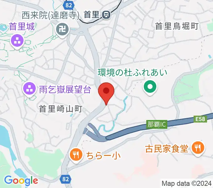 アルテ崎山の地図