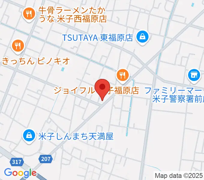 ヤマハパルス米子楽器 米子店の地図