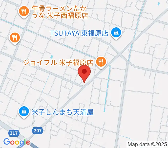 ヤマハパルス米子楽器 米子店の地図