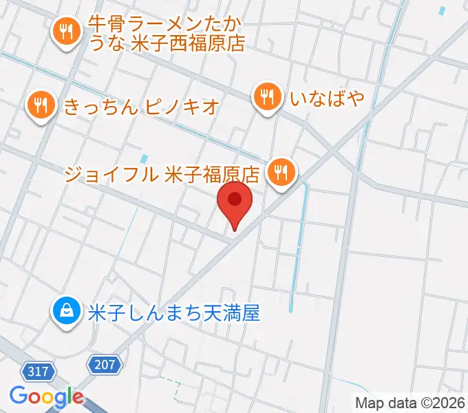 ヤマハパルス米子楽器 米子店の地図