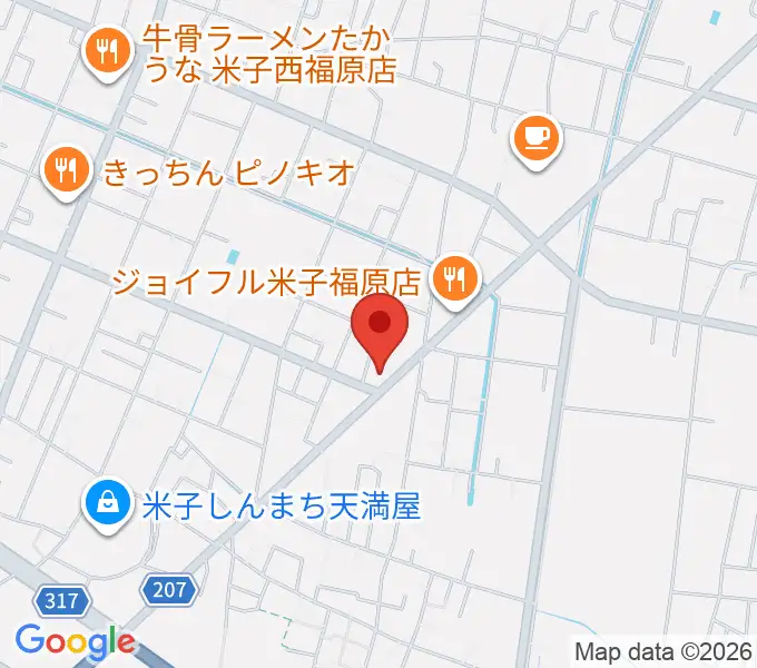 ヤマハパルス米子楽器 米子店の地図