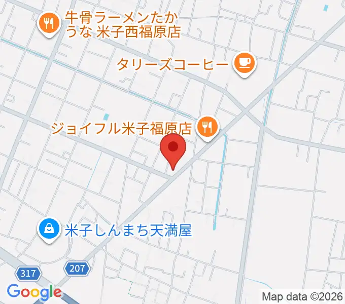 ヤマハパルス米子楽器 米子店の地図