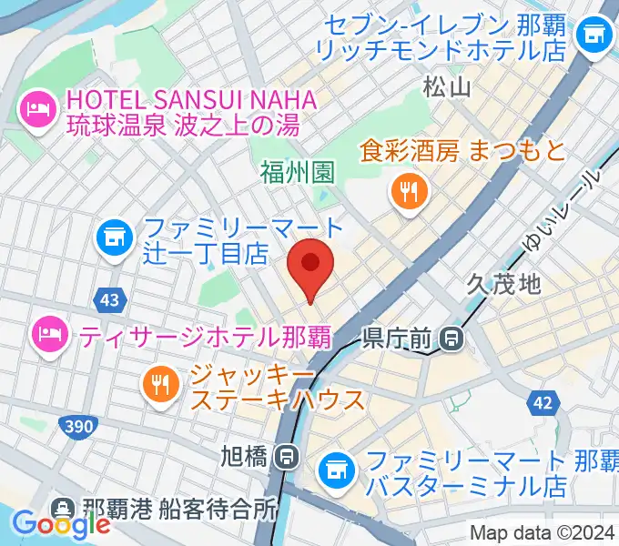 那覇トップノートの地図