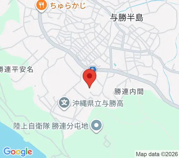 うるま市きむたかホールの地図