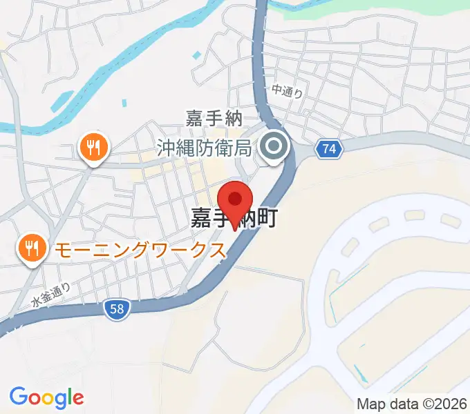 かでな文化センターの地図