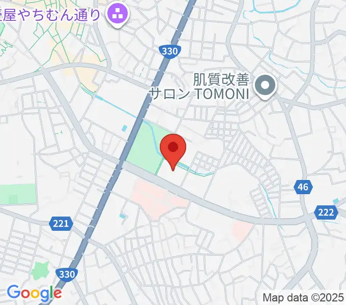 那覇市民会館の地図