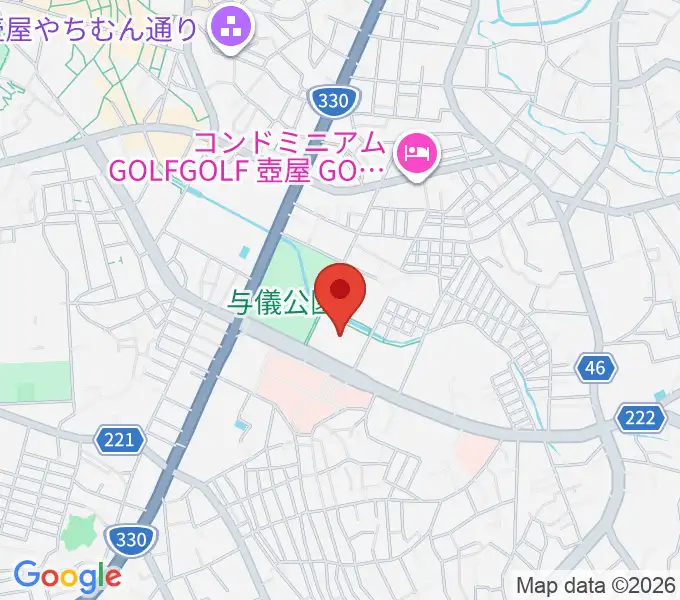 那覇市民会館の地図