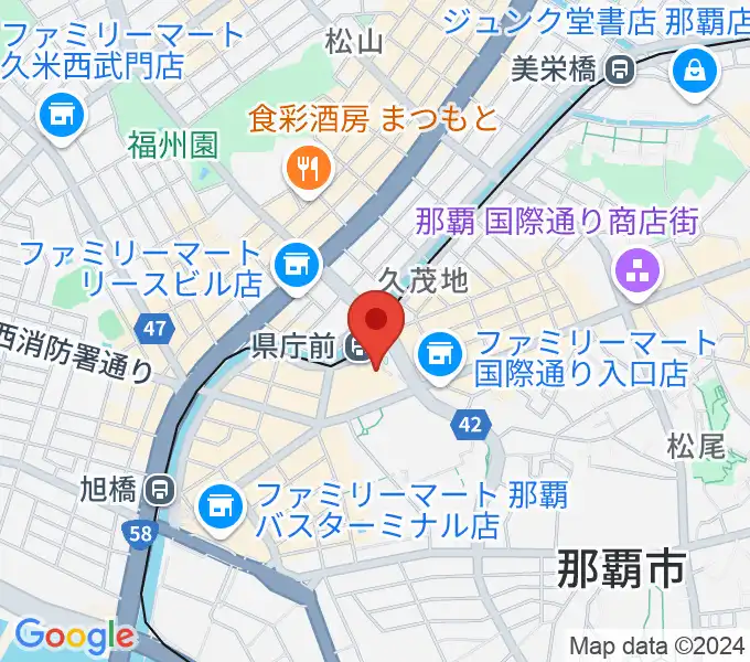 パレット市民劇場の地図