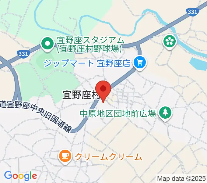 がらまんホールの地図