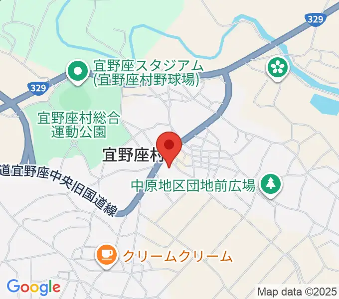 がらまんホールの地図