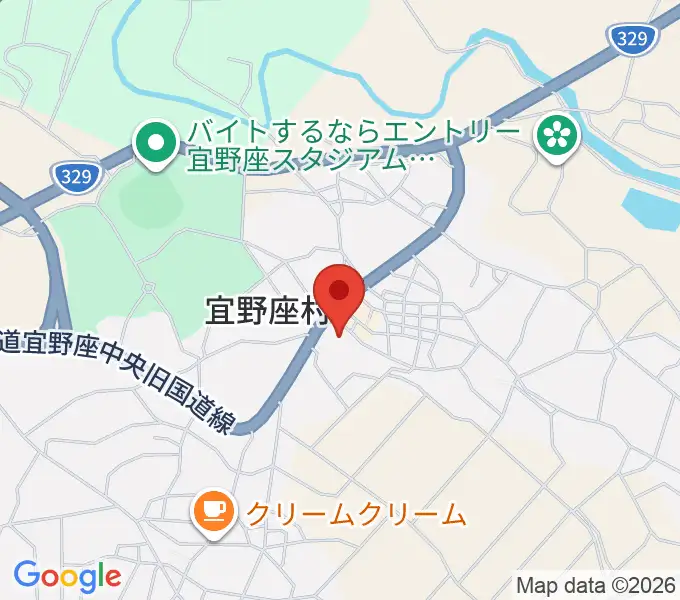 がらまんホールの地図
