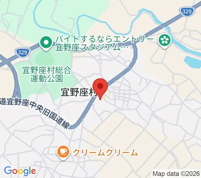 がらまんホールの地図