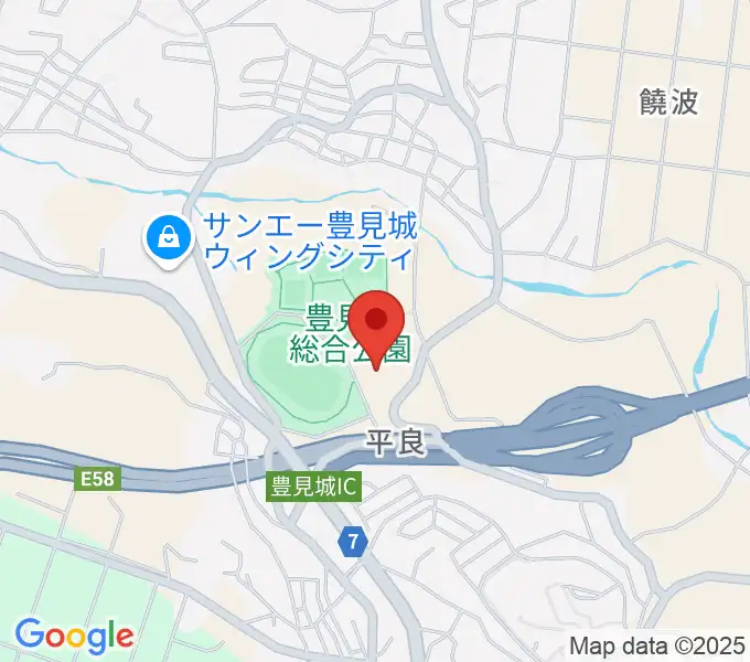 豊見城市立中央公民館の地図