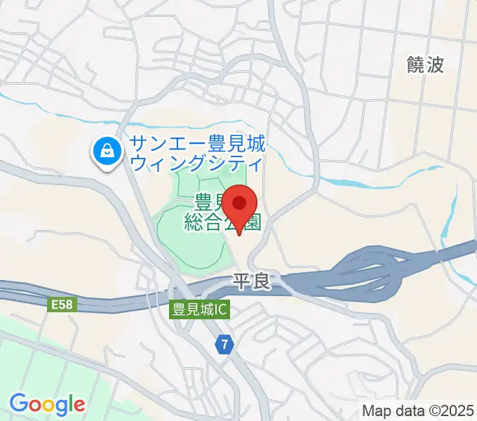 豊見城市立中央公民館の地図