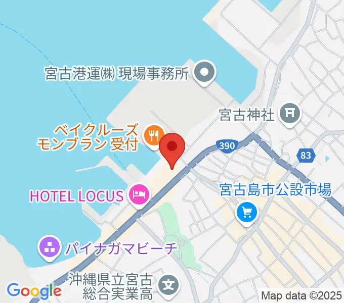 マティダ市民劇場の地図