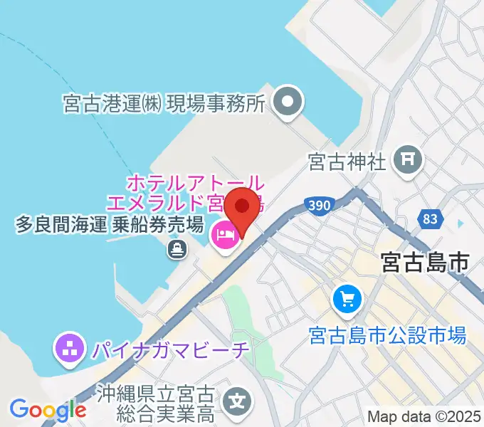 マティダ市民劇場の地図